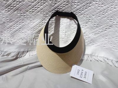 2022 Rear Velcro Fastener Adjustable Head Circumference Air Top Sun Protection Sun Hat