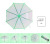 Umbrella Three Transparent Apollo Umbrella Multi-Color Edge Umbrella Sun Umbrella Gift Advertising Umbrella Printed Logo