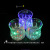 Luminous Cup LED Flash Pineapple Cup Colorful Color Changing Light-Emitting Glass Bar Banquet Atmosphere Layout Props