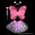Little Girl Back Light-Emitting Butterfly Wings Luminous Toy Stall Wholesale Toy Butterfly Wings LED Light-Emitting Butterfly