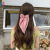 Korean Tencel Bow Rubber Band Simple Solid Color Ribbon Elegant French Hair Rope Ponytail Head Rope
