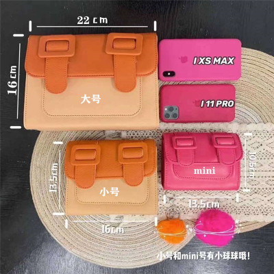 Factory Spot Goods One Piece Dropshipping Thailand Cambridge Satchel Color Matching Large and Small Girlfriends Square Bag Mini Shoulder Messenger Bag for Women