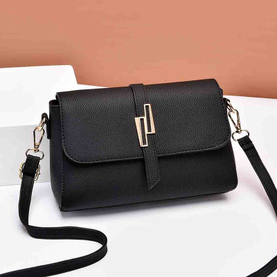Women's Bag 2021 Summer New Fashion Middle-Aged and Elderly Shoulder Bag Messenger Bag Lychee Pattern Mother Bag One Piece Dropshipping