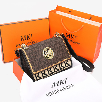 MKJ Women's Bag Special-Interest Design Genuine Leather Bag 2021 New Pouch Handbag Shoulder Bag One Piece Dropshipping