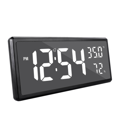 Factory Spot Simple Ultra-Large Screen LED Alarm Clock Multifunctional Large Font Digital Clock Wall Wall Clock