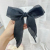 Original Retro Black Girls Series Chiffon Oversized Bow Barrettes Side Clip Ribbon Korean Sweet Hair Accessories