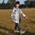 2021 New Children's down Jacket Boys' Mid-Length Glossy Disposable Thickened Children and Teens' Clothing One Piece Dropshipping Goods