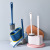Three-in-One Long Handle Toilet Brush Suit No Dead Angle Toilet Cleaning Brush Wall-Mounted Toilet Gap Brush