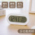Japanese-Style Simple Modern Desktop Bedroom Noiseless Multi-Function Electronic Clock Student Digital Transparent Small Alarm Clock