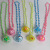 Acrylic Necklace Children's Flash LED Pendant Colorful Luminous Toys Stall Supply Hot Sale Small Gifts Wholesale