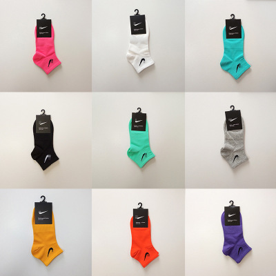 Trendy Brand Socks Women's Socks Candy Color Ins Trendy Internet Celebrity Couple Athletic Socks Low Top Stall Supply
