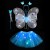 Girl Back Light-Emitting Butterfly Wings Luminous Toy Stall Wholesale Toy Butterfly Wings LED Light-Emitting Butterfly