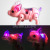 INBO 3181 Rope Pig Stall Wholesale Electric Pig Luminous Puzzle Simulation Pig Lantern Rope Toy