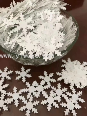 Full Thickness Confetti Cracker Filling Snowflake Bounce Ball Filling