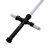 Tesku Star Wars Retractable Laser Sword New Exotic Luminous Toy Sword Can Group Double Sword Stall Night Market