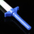 New Creative Glow Telescopic Rod LED Light Stick Luminous Sword Children's Flash Toy Night Market Stall Gift