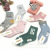 Cotton Male and Female Socks Kid's Socks Semi Cotton Semi-Polyester Factory Direct Sales 2 Yuan Model Stall Supply