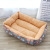 Pet Warm Nest Bejirog Thickened Rectangular Kennel Small and Medium Dogs and Cats Linen Wear-Resistant Non-Slip Pet Supplies Wholesale