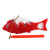 Children's Toy TikTok Same Electric Music Swing Fishnet Red Stall Luminous Colorful Simulated Fish Boys and Girls