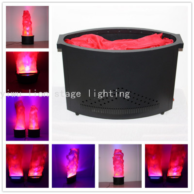 Factory Direct Sales Metal Square Led Simulation Flame Light Fire Light Campfire Party Fake Stove Halloween Wedding