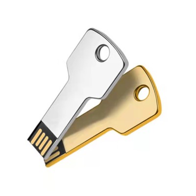 Key U-Disk Customization Logo Enterprise Bidding 3.0 High-Speed Lettering Exhibition Gift Personalized Metal Wholesale USB Flash Drive