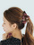 Banana Clip Vertical Clip Ponytail Hairpin 2022 New Light Luxury Copper Wire Korean Headdress Rhinestone Temperament Back Head Hairpin