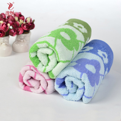 Towel Factory Direct Supply Pure Cotton 70G Printed Towel Soft Absorbent Running Rivers and Lakes Factory Wholesale