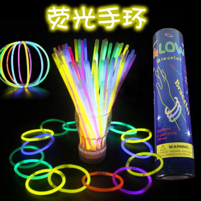 Light Stick Dance Luminous Fluorescent Bracelet Light Stick Night Market Push Children's Toys Festival Supply Wholesale