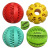 Wholesale Pet Rubber Bite-Resistant Molar Tooth Cleaning Watermelon Ball Dog Toy Small Medium Large plus-Sized Size Multi-Color Optional