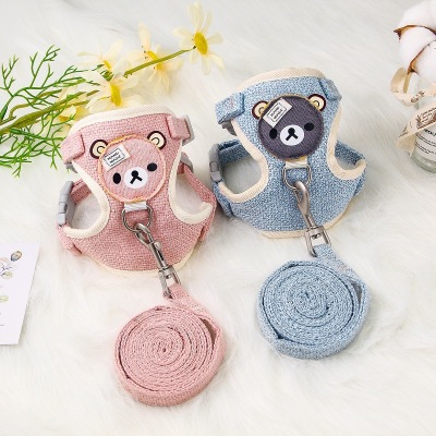 Manufacturer Dog Hand Holding Rope Vest Teddy Small Dog Pet Harness Dog Leash Dog Leash Supplies