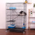 Factory in Stock Home Cat Cage Dog Cage Folding Cage Large, Medium and Small Pet Cage Household Wire Cage Wholesale