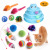 Cross-Border New Pet Cat Toy Set Cat Teaser Plush Mouse Sound Toy Cat Supplies Factory in Stock