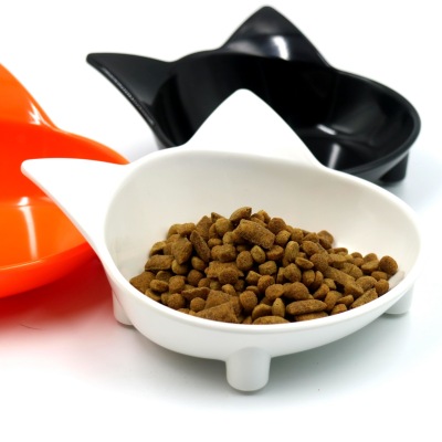 New Factory Direct Supply Pet Bowl Melamine Non-Slip Cute Cat Type Color Melamine Cat Bowl Cat Food Holder Pet Supplies
