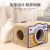 Retro Camera Large Cat Scratch Board Corrugated Paper Non-Chip Vertical Carton Cat Nest Pet Toy Cat Scratching Board