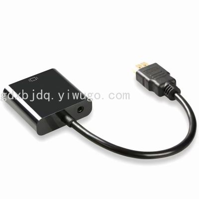 HDMI to VGA Strip Line Audio Converter TV Computer Adapter Cable HDMI to VGA Adaptor HDMI Cable
