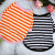 Summer New Dog Clothes Pet Clothing Striped round Neck T-shirt Small and Medium-Sized Dogs Pomeranian Teddy Spring and Summer Thin
