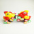 Rooster Tilting Car Electric Music Flash Cockerel Tilting Chicken Color 12 Wheels Tilting Chicken Stall Hot Sale