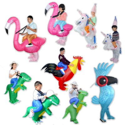 Labor Day Happy Party Parent-Child Flamingo Inflatable Clothing Adult Big Bird Animal Inflatable Clothing Outfit