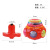 Music Light-Emitting Gyro Toy Children's Sound and Light Flying Saucer Imitation Wood Gyro Toy Stall Supply Hot Sale