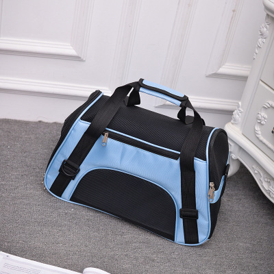 Factory Direct Sales Four-Side Breathable Mesh Pet Bag Dogs and Cats Travel One Shoulder Bag Crossbody Handbag High-Meter Backpack