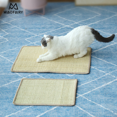 Meow Fairy Cat Supplies Cat Scratching Pad Nest Pet Supplies Cat Pad Carpet Mattress Sisal Mat Grinding Scratch Cat Toy