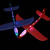 Creative Glow Toy EPP Hand Throwing Foam Plane Small Aircraft with Light Wholesale Night Market Stall Supply