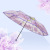 Umbrella Tri-Fold Big-Sized Cherry Transparent Umbrella Poe Environmental Umbrella Gift Advertising Umbrella PrintedLogo