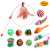 Cross-Border New Pet Cat Toy Set Cat Teaser Plush Mouse Sound Toy Cat Supplies Factory in Stock