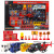 Children's Toy Car Large Warrior Sanitation Truck Engineering Car Set Stall School Kindergarten Gift Box