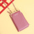 Factory Direct Sales New Fashion Ladies Phone Bag Korean Style Fashion Twist Lock Solid Color Crossbody Shoulder Bag Wallet