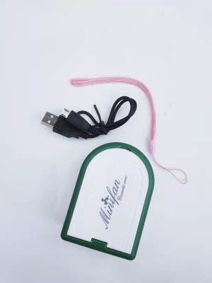 Qifei Eyelash Hair Dryer Mini Electric Blow Dryer Little Fan USB Rechargeable Planting Eyelash Professional Tools