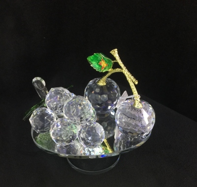 Crystal Fruit Plate Ornaments