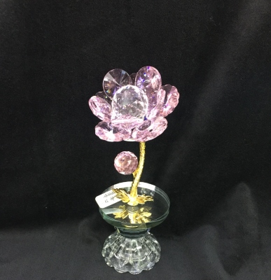 Crystal Metal One Flower