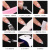 Nail Tips Wholesale Short French Style Semi-Nail Sticky Pointed Square Transparent Extension Nail Cross-Border Hot Sale